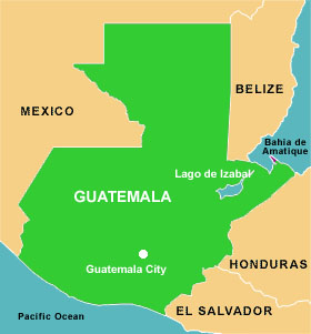 Map of Guatemala